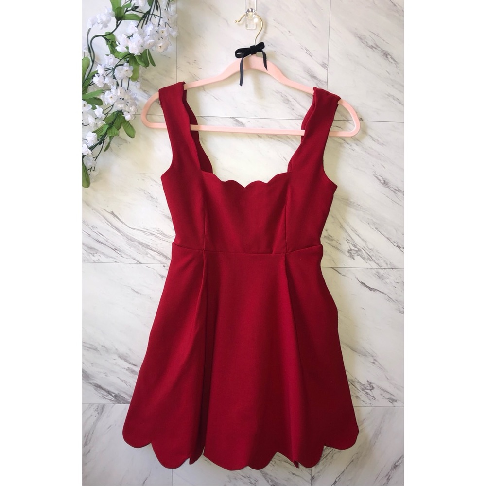 Nasty Gal Mini Dress in Red
